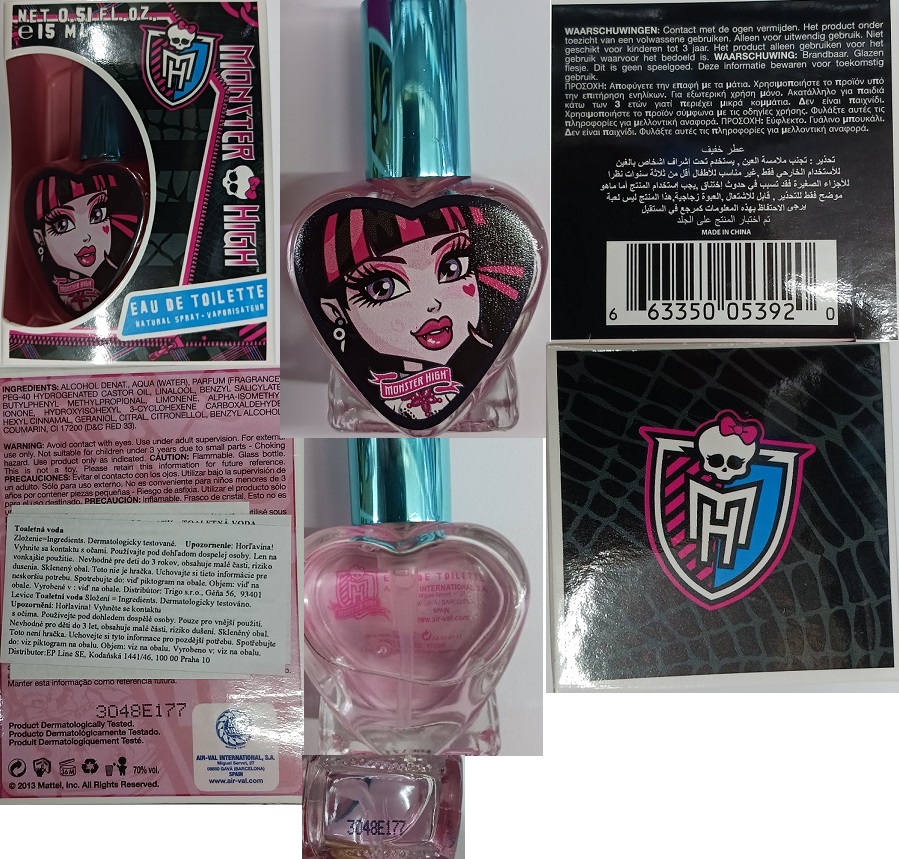 Toaletní voda MONSTER HIGH, EAU DE TOILETTE: Fotografie