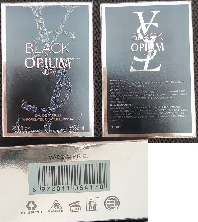 Parfémová voda BLACK OPIUM NUIT, VST, EAU DE PARFUM: Fotografie