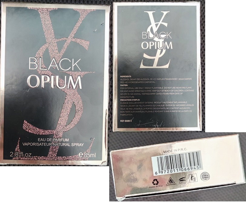 Parfémová voda BLACK OPIUM, VST, EAU DE PARFUM: Fotografie