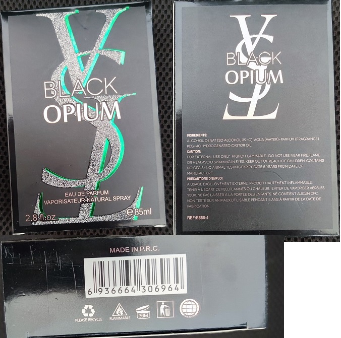 Parfémová voda BLACK OPIUM, VST, EAU DE PARFUM: Fotografie