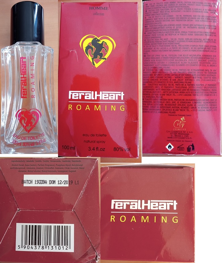 Toaletní voda Feral Heart ROAMING, EAU DE TOILETTE, HOMME collection: Fotografie