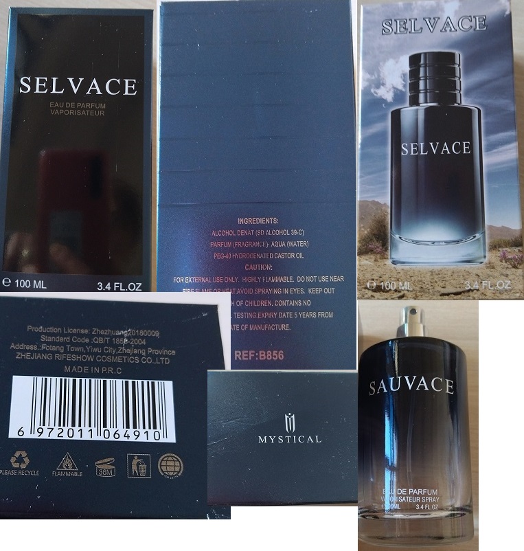 Parfémová voda SELVACE, MYSTICAL, EAU DE PARFUM VAPORISATEUR: Fotografie