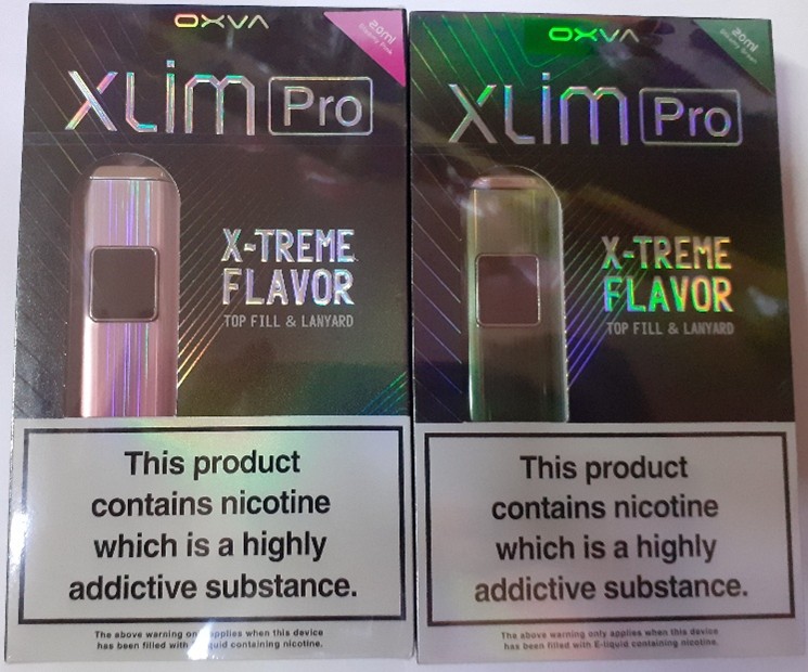 Elektronická cigareta opakovaně plnitelná OXVA xLim Pro, gleamy pink, gleamy green, 2,0 ml: Fotografie č. 1