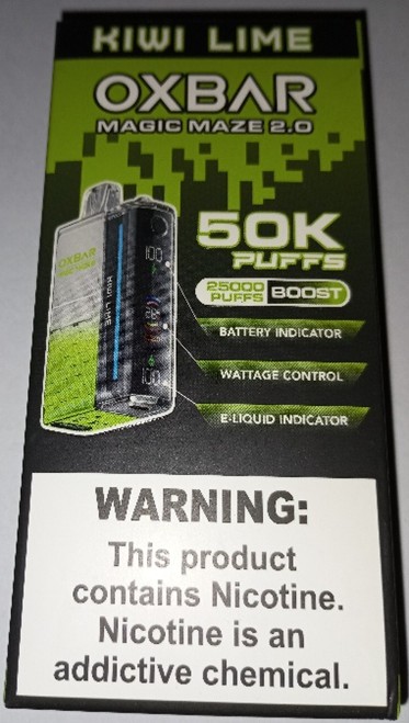 Jednorázová elektronická cigareta zn. OXBAR, MAGIC MAZE 2.0: Fotografie č. 1