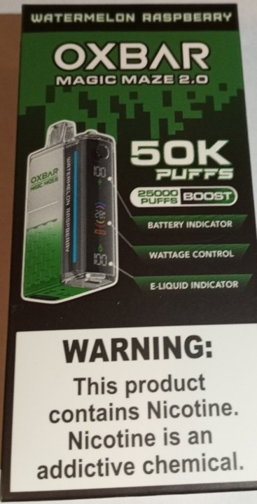 Jednorázová elektronická cigareta zn. OXBAR, MAGIC MAZE 2.0: Fotografie č. 5