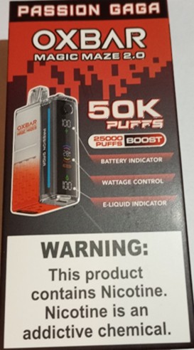 Jednorázová elektronická cigareta zn. OXBAR, MAGIC MAZE 2.0: Fotografie č. 7