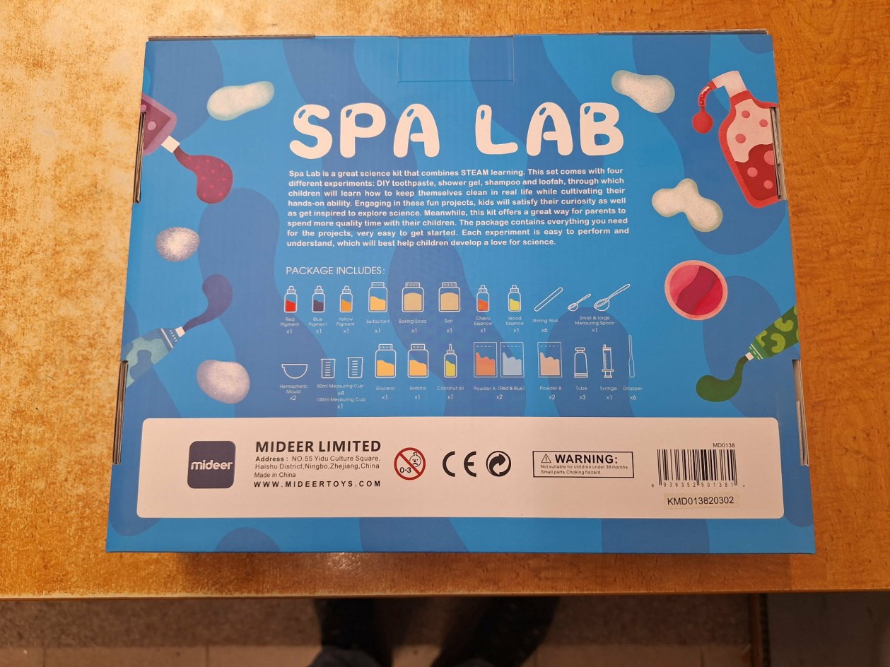 Kreativní sada pro děti Mideer – Moje první koupelnová laboratoř: Fotografie č. 2